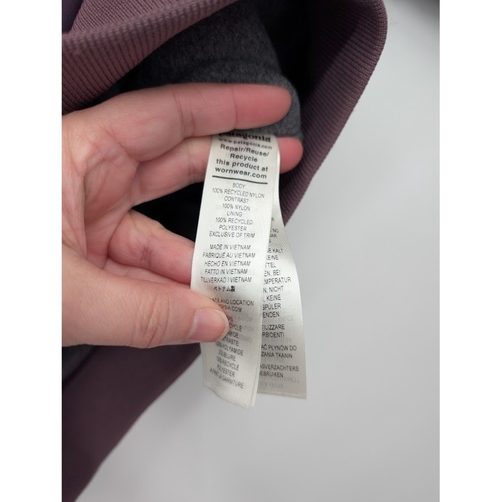 Patagonia Women's NWT Shelled Synchilla Jacket Purple Bomber Jacket sz S - Picture 7 of 8